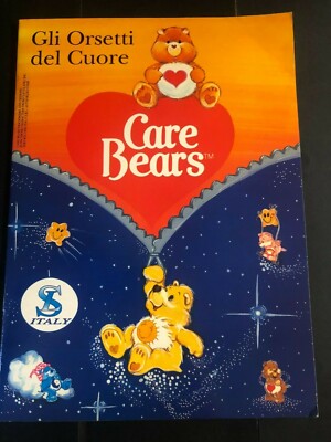 CARE BEARS GLI ORSETTI DEL CUORE ALBUM DI FIGURINE COMPLETO