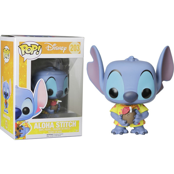 Aloha Stitch Lilo & Stitch Pop! Disney #203 Vinyl Figur Funko-image