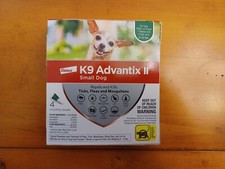 K9 Advantix II Flea Medicine Small Dog 4 Month Supply Pack K-9 4-10 lbs