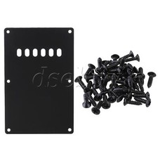 Guitar Bass 6 Hole Tremolo Backplate w/ 50x Pickguard Cross Screws Replace Kit