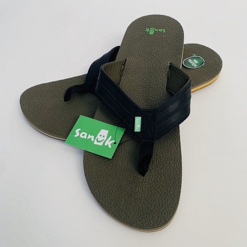 Sanuk Men's Land Shark Flip Flop Size 