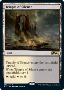 Temple of Silence x4 - Magic Core Set 2021 - NM-Mint, English - Magic Core Set 2