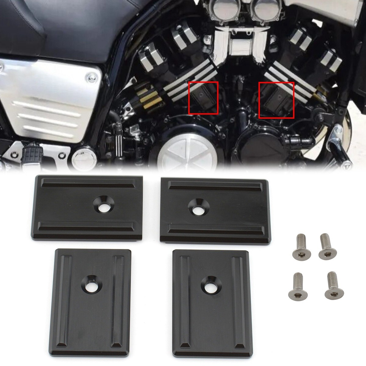 Motorcycle Engine Decorative Cover Cap Kit For YAMAHA V Motorcycle Engine Decorative Cover Cap Kit For YAMAHA V