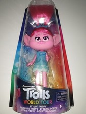 Image of Trolls World Tour Stylin' Poppy Fashion Doll Hasbro 2019 Brand New Sealed