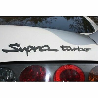 GENUINE 7544314180 TOYOTA SUPRA TURBO REAR TAILGATE EMBLEM BADGE