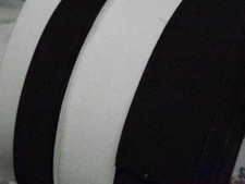 Elastic 20mm 25mm 35mm 38 40 50mm Anti Roll Black White Firm 1 2 4 Metres 122D
