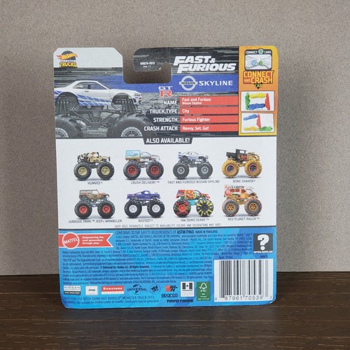 Hot Wheels Fast & Furious Monster Truck Skyline 1:64 Scale Diecast car 2022 - Picture 2 of 5