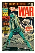 STAR SPANGLED WAR STORIES #154 5.0 // ORIGIN OF UNKNOWN SOLDIER DC COMICS 1971