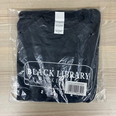 BLACK LIBRARY WEEKENDER T-SHIRT GAMES WORKSHOP WARHAMMER 40K SEALED LARGE L 2012