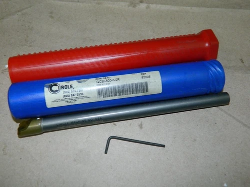 Circle QCBI500-8-5R Indexable 1/2" Solid Carbide Boring Bar 8" L NEW LOT # 6