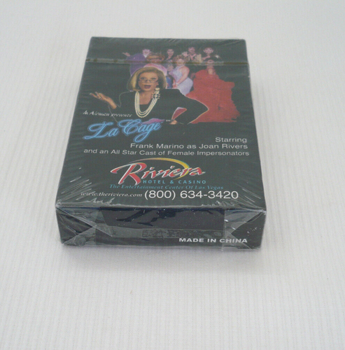 Vintage Riviera Hotel & Casino Las Vegas La Cage Playing Cards Sealed Pkg NOS - Picture 7 of 8