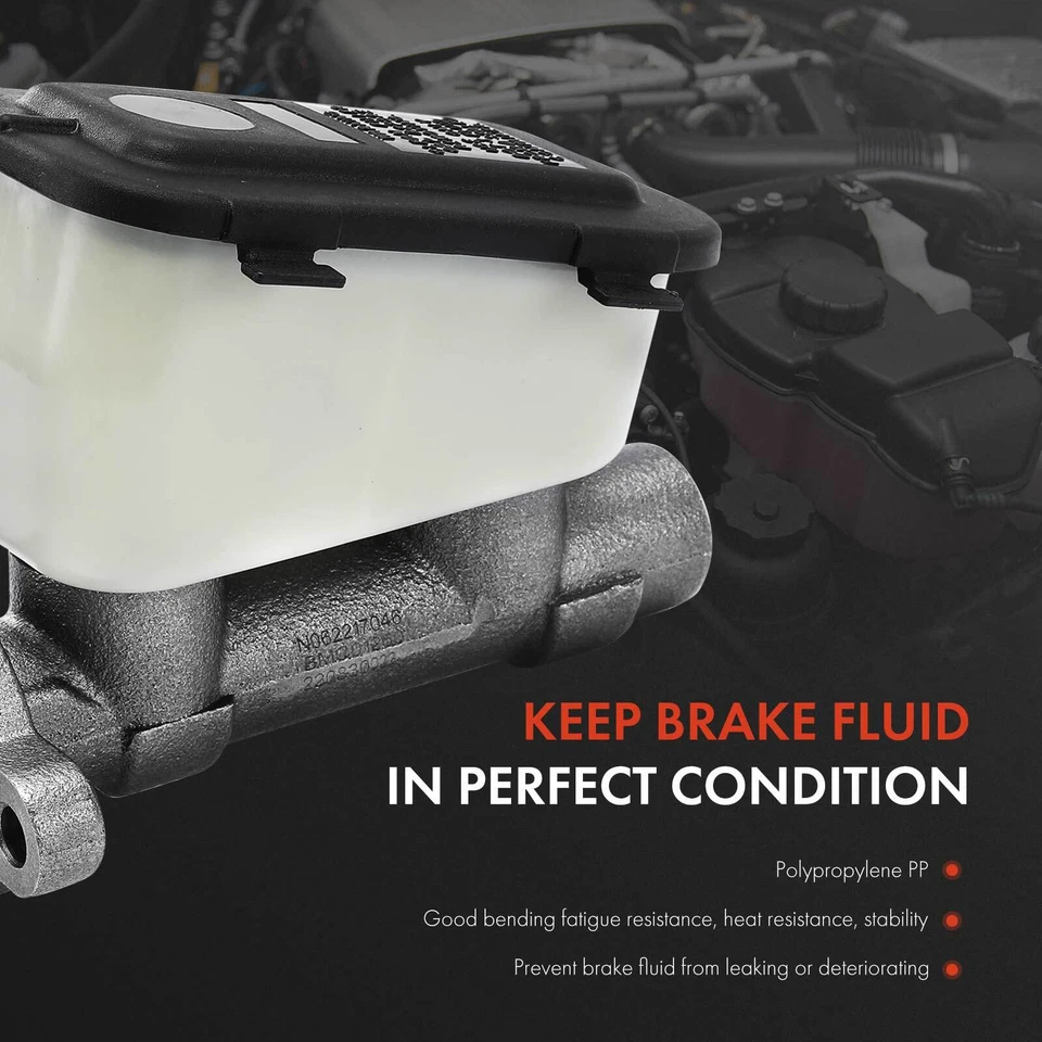 Brake Master Cylinder w/ Reservoir for Buick Riviera 79-81 Cadillac Olds Pontiac - Image 3 of 4
