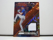 2024 Donruss Baseball Brock Porter Prospect Jersey Kings Patch #PJK-BP Rangers