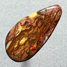 Multi-Colored Veins  12ct Natural Australian Solid Yowah Boulder Opal  Video
