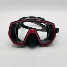 Open Box Tusa M-1003 Freedom Elite Dive Mask - Rose Pink/Black Silicone
