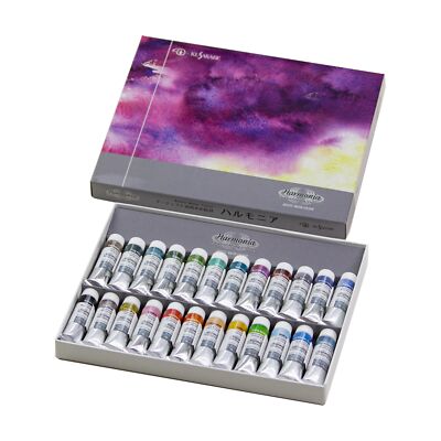 Kusakabe Harmonia Transparent Watercolor 24colors 10ml Granulation color - FedEx