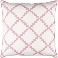 Surya Parsons Poly Fill 22 Square Pillow In Pink on sale Surya Parsons Poly Fill 22 Square Pillow In Pink on sale