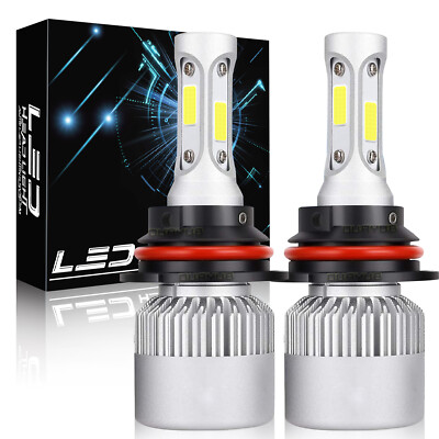 3side 9004 HB1 LED Headlight For Ford F-150 F-250 F-350 1987-1991 Hi Low Beam S2