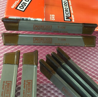 Micro 100 RAD-6 Brazed Tool, Right Hand Square Shank Diameter, Concave