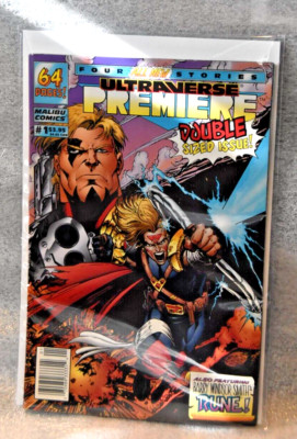 ULTRAVERSE PREMIERE #1 9.6+ MALIBU COMICS BOOK FOUR ALL NEW STORIES PGS 64-94*U