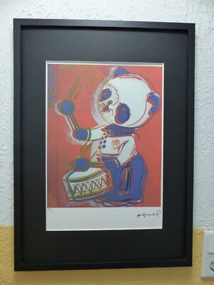 Roy Lichtenstein Lithografie 50 x 35 cm limitiert, signiert und ''GERAHMT''