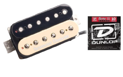 Seymour Duncan Custom SH-5 Zebra Humbucker Pickup (1 FREE SET OF DUNLOP STRINGS)