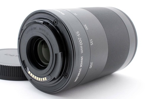 【Good】Canon Zoom Lens EF-M 55-200mm f/4.5-6.3 Black IS STM EOS 9517B002 F/S - Picture 4 of 10