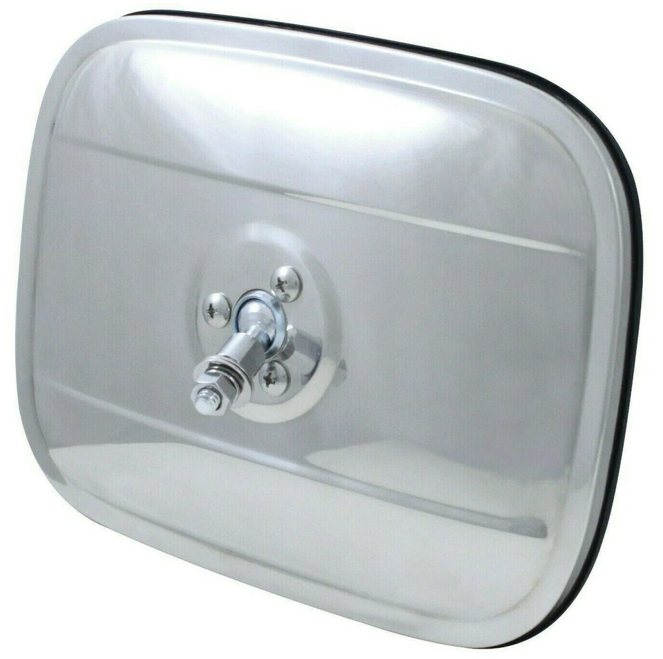 Juego de cabezales de espejo retrovisor United Pacific de acero inoxidable 6" X 8" 1947-1972 camioneta Chevy/GMC Foto 2 de 4