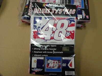 WinCraft Jimmie Johnson 3x5 Foot Banner Flag - Officially Licensed NASCAR Driver Flag With Metal Grommets