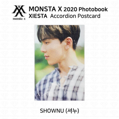 MONSTA X 2020 Photobook Xiesta Version Postcard Kihyun Jooheon I.M