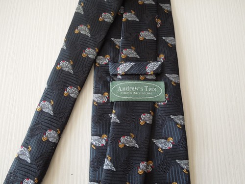 ANDREW'S TIES SETA CRAVATTA SILK TIE MADE IN ITALY A7 - Foto 6 di 6