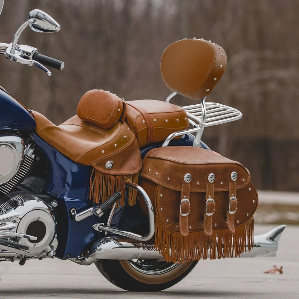 Respaldo Sissy Bar portaequipajes apto para Indian Chieftain 14-25 Chief Vintage 19 Foto 3 de 4