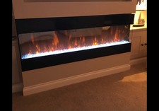 Wall Mounted Electric Fireplace 60 inch wide