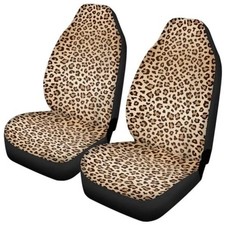 Car Seat Cover Leopard Front for Cars, Easy to Install Cover Set, Multi19