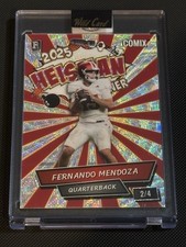 2025 Wild Card Comix Fernando Mendoza Improbable Edition  2/4