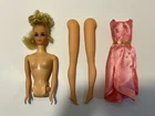 Vintage Mattel Barbie Growing Pretty Hair  w/Original Dress TLC -Read & See Pics