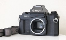 MINT- Canon NEW F-1 F1 AE Finder Black Body SLR 35mm Film Camera From JAPAN