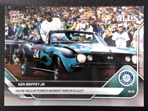 2025 Topps Now Ken Griffey Jr. #850 ALDS Win Mariners Base Card
