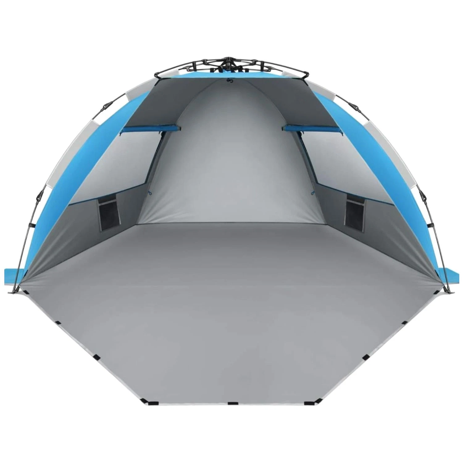 Portable 4 Person Beach Tent - Anti UV Sun Shelter