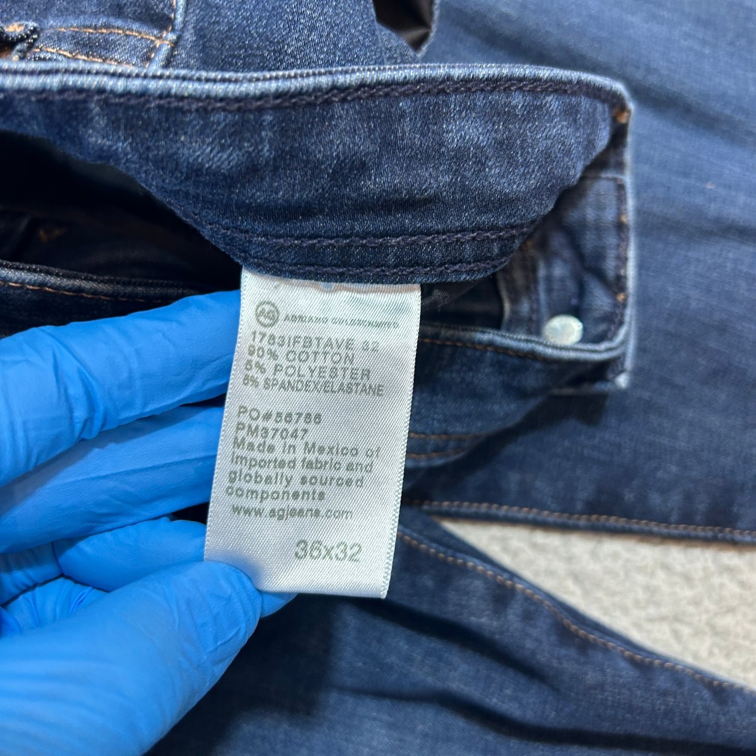 AG Jeans Men's Tellis Modern Slim Fit Dark Wash Denim Stretch 36x32 thumbnail 4