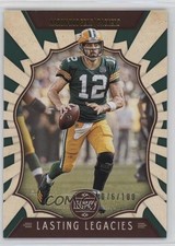 2019 Panini Legacy Lasting Legacies Green 76/100 Aaron Rodgers #LL-AR 8gd