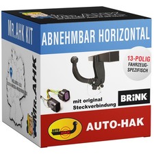 Für Fiat Grande Punto 05-09 AutoHak Anhängerkupplung abnehmbar + 13p spezifisch