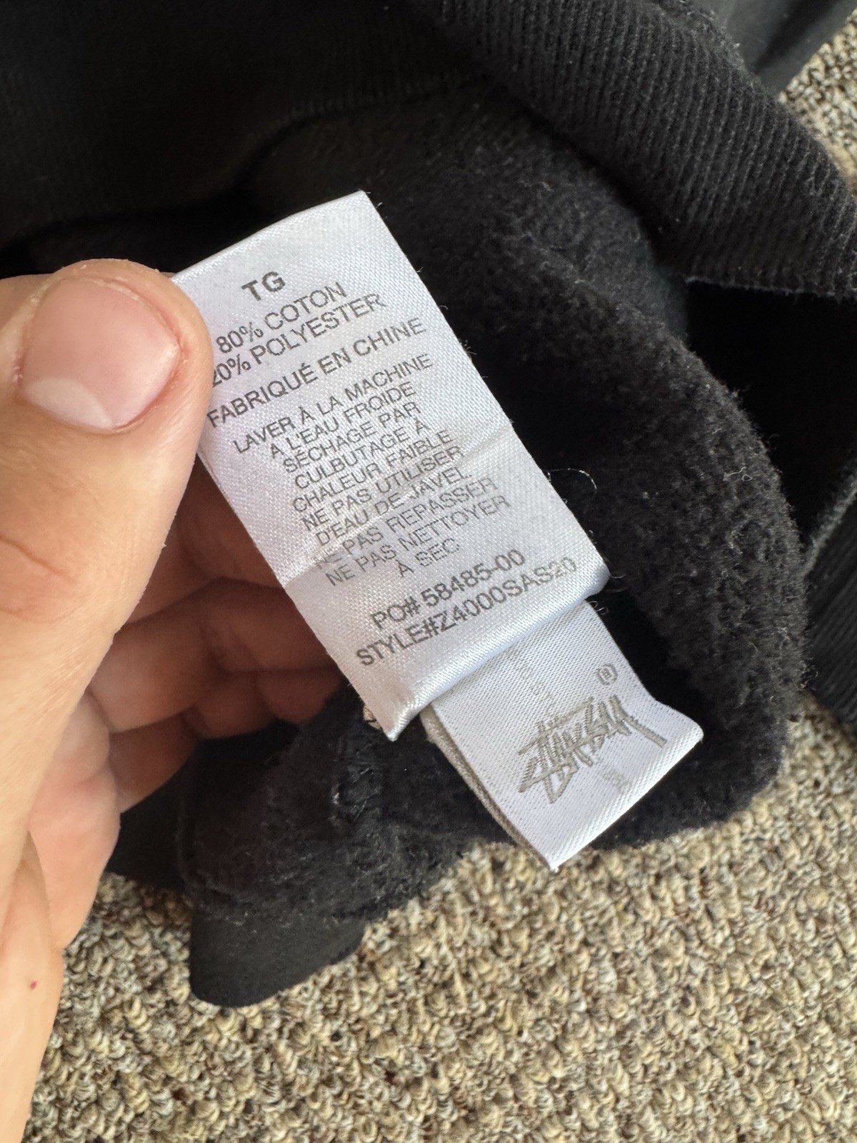 Men’s casual Hoodie Stussy Big Logo thumbnail 9