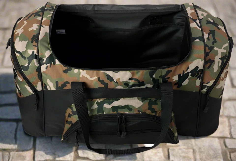 Miami of Ohio Camo Duffel Bag – Official RedHawks Travel, Gym & Sports Bag with - Image 3 of 4