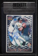 BAS 1997 Pacific Invincible Smash-Mouth Mark Brunell #8 Seal of Authenticity 3c7