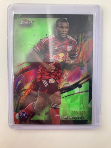 TOPPS MLS FINEST 2024 ELIAS MANOEL RED BULLS PARALLEL 095/125