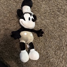 DISNEY STORE Plush MICKEY Mouse STEAMBOAT WILLIE 20" NWT