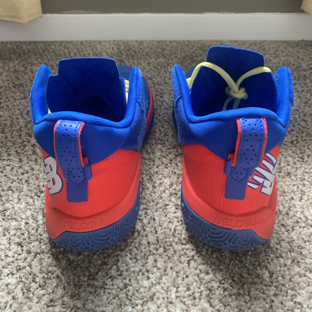New Balance Two Wxy Darius Bazley My Home Blue Red Basketball BB2WXYOH Sz 9 NIB NEW BALANCE TWO WXY DARIUS BAZLEY MY HOME BLUE RED YELLOW  main image 2