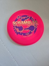 Vintage 1980 Hot Pink Wham-O Scrambler Frisbee Disc