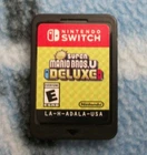 New Super Mario Bros. U Deluxe Nintendo Switch Cartridge